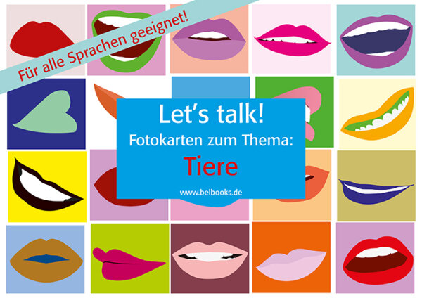 Lets talk! Fotokarten zum Thema "Tiere"